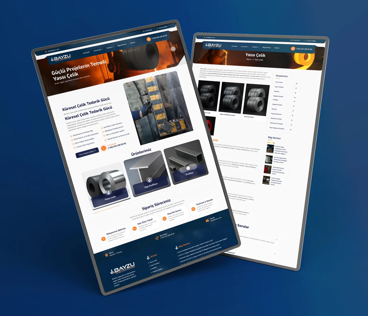 Bayzu Global Metal Solutions Web Sitesi